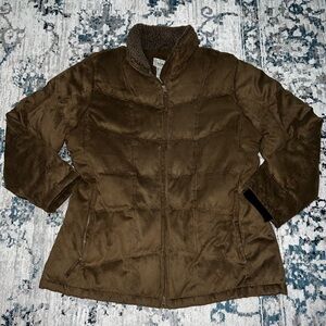 L.L. Bean Brown Puffer Jacket